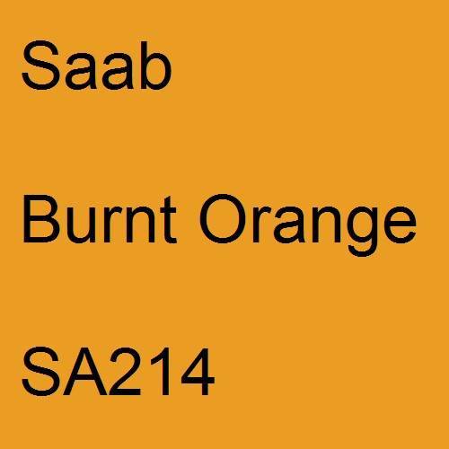 Saab, Burnt Orange, SA214.